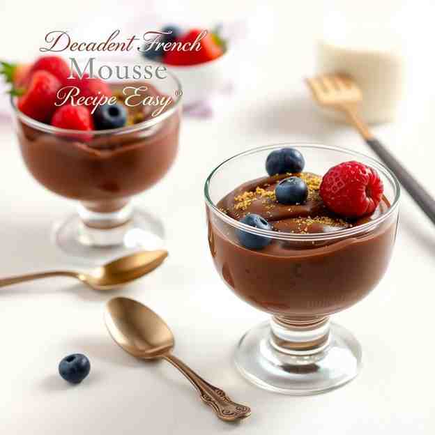 Decadent French Chocolate Mousse Recipe (Easy)